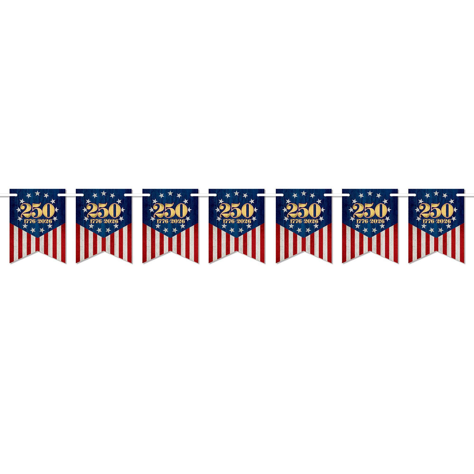 Beistle 5.5ft. Semiquincentennial Streamers, 2ct.